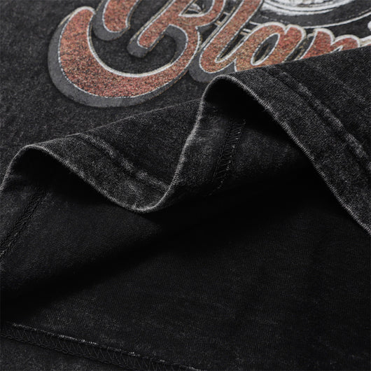 Camiseta Manga Corta con Estampado Retro Paisajista para Hombre - Image 14