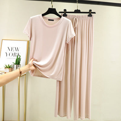 Conjunto de Casa Cómodo Estilo Coreano Talla Grande Mujer - Image 4