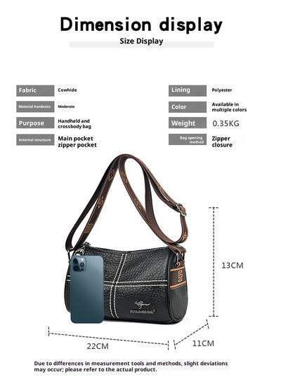 Bolso de Cuero Genuino para Mujer con Costuras Artesanales - Image 24