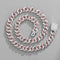 Pulseira Rosa e Branca 18 cm - 7 Polegadas