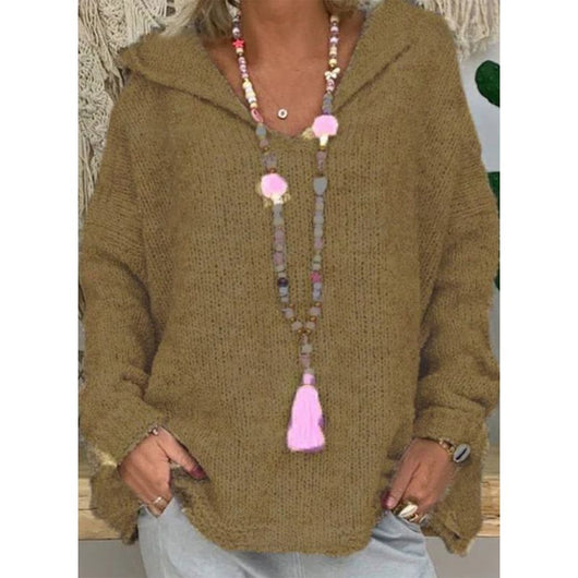 Sudadera con Capucha de Color Sólido y Mangas Largas - Image 4