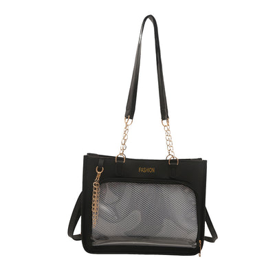 Bolsa Tote Amplia de Diseño Minimalista Japonés para Uso Casual - Image 5