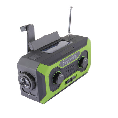 Radio Linterna Solar con Cargador de Emergencia y Manivela - Image 7