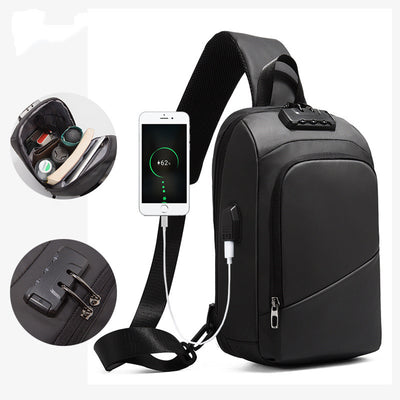 Bolsa Cruzada Antirrobo con Carga USB para Viajes y Uso Diario - Image 7