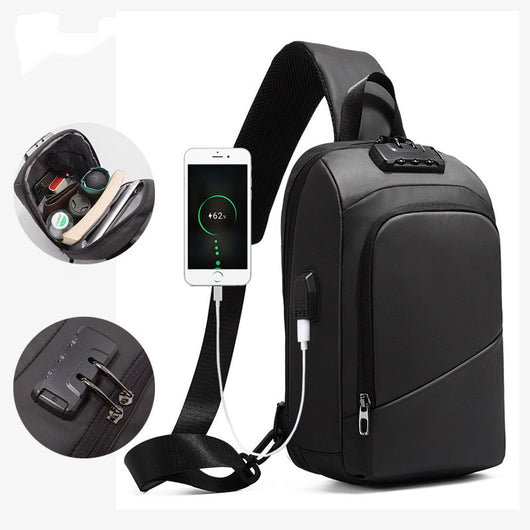 Bolsa Cruzada Antirrobo con Carga USB para Viajes y Uso Diario - Image 7
