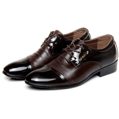 Zapatos de Cuero Puntiagudos Casuales para Hombre - Image 14