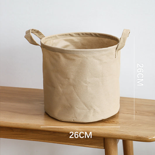 Canasta Plegable de Algodón y Lino para Ropa Sucia - Image 4