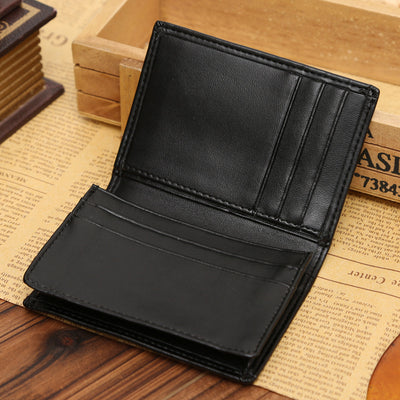 Cartera Ejecutiva de Cuero PU Tejido Liso para Tarjetas de Presentación - Image 4