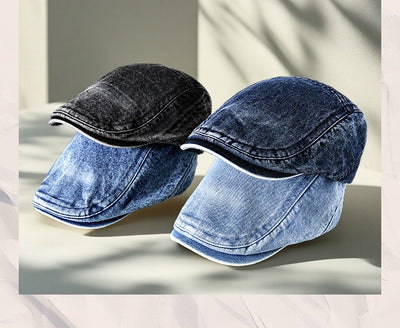 Gorra Denim Estilo Primavera Tendencia Coreana para Hombre - Image 14