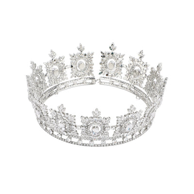 Corona Nupcial de Lujo Zircón para Novia - Image 4