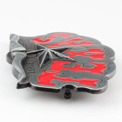 Cinturón de Cuero Estilo Vaquero con Hebilla Longhorn Texas 3.8cm - Image 19