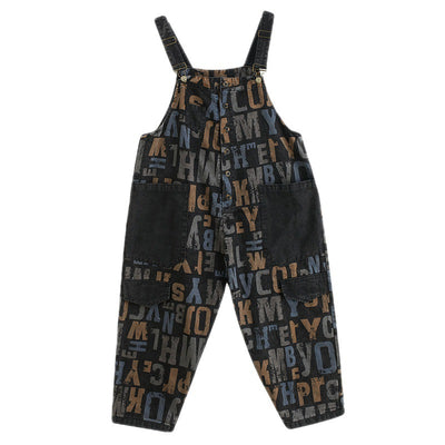 Overol de Mezclilla Retro Literario Talla Grande para Mujer - Image 3