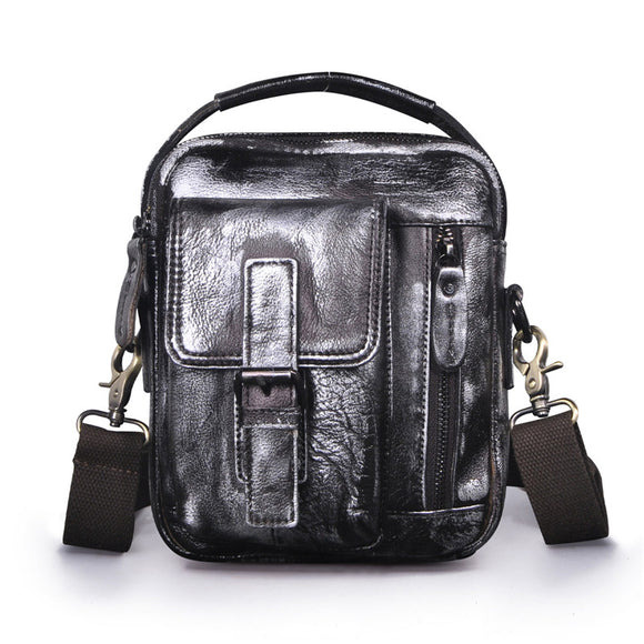 Bolso de Hombro Casual en Cuero Genuino Premium