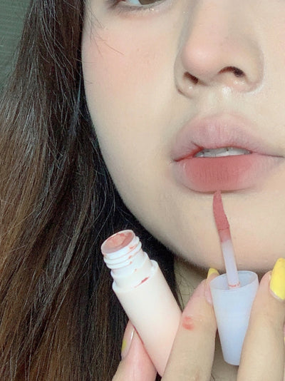 Lápiz Labial Líquido Mate Degradado Naranja y Marrón - Image 2
