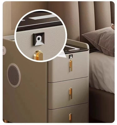 Mesita de Noche Inteligente Ultradelgada Diseño Moderno - Image 14