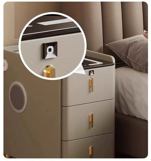 Mesita de Noche Inteligente Ultradelgada Diseño Moderno - Image 14