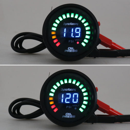 Medidor de Presión de Aceite para Automóvil con Sensor Integrado