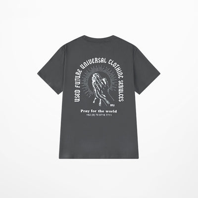 Camiseta Negra Estampado Cartoon Funeral - Image 8