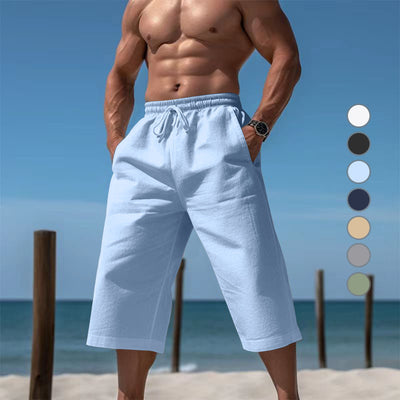 Pantalones Capri Casuales Transpirables para Hombre - Image 19