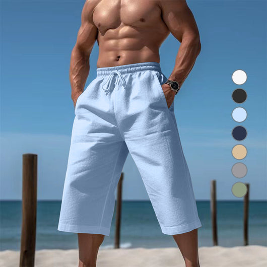 Pantalones Capri Casuales Transpirables para Hombre - Image 19