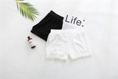 Leggings Escolares Blancos con Shorts Integrados Anti-transparencia - Image 25