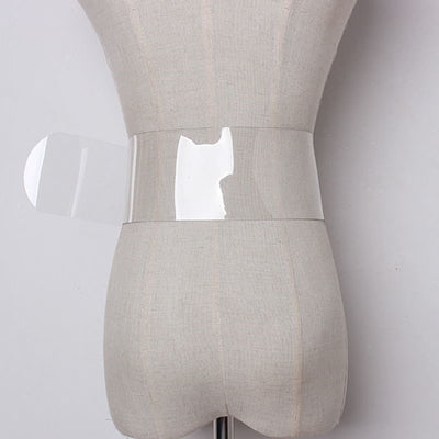 Cinturón Transparente PVC Ancho para Mujer - Image 6