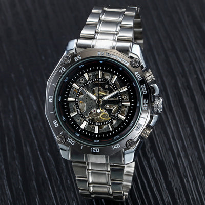 Reloj Automático Hueco Winner Winner - Diseño Mecánico Elegante - Image 6