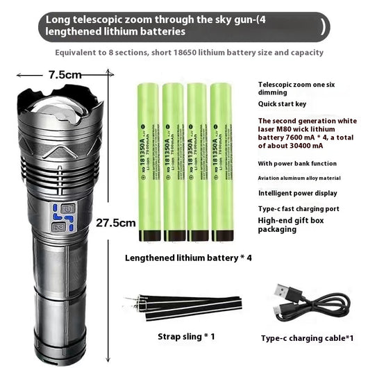 Linterna LED Zoom de Alto Rendimiento para Exteriores - Image 3