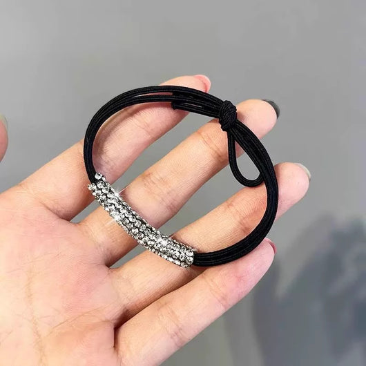 Aro Elástico para Cabello con Cristales Diamante - Accesorio Elegante para Coleta - Image 8
