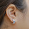 Aretes de Circonio con Colores Irregulares