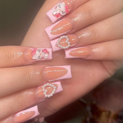 Uñas Postizas Cuadradas Cortas Acabado Profesional - Image 22