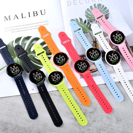 Reloj Deportivo Digital Infantil Resistente al Agua con LED