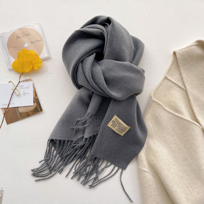 Pañuelo Reversible de Color Sólido para Mujer - Image 13