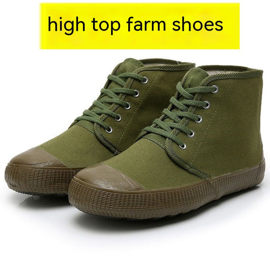 Zapatos de Protección Respirables Amarillo - Zapatillas de Goma Antideslizantes - Image 2