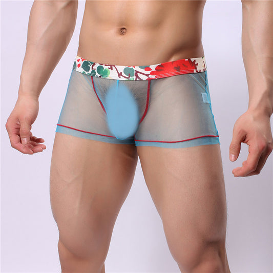 Bóxers de Malla Transparente Ultra Elásticos para Hombre