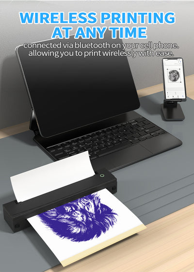 Impresora Térmica Portátil Bluetooth A4 para Tatuajes - Image 7
