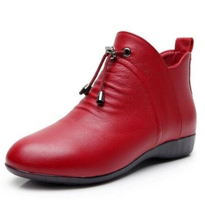 Botas Altas de Cuero para Mujer con Suela Blanda - Image 8