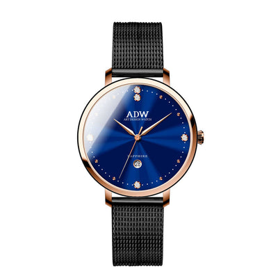 Reloj de Cuarzo Elegante Oro Rosa para Mujer - Image 3