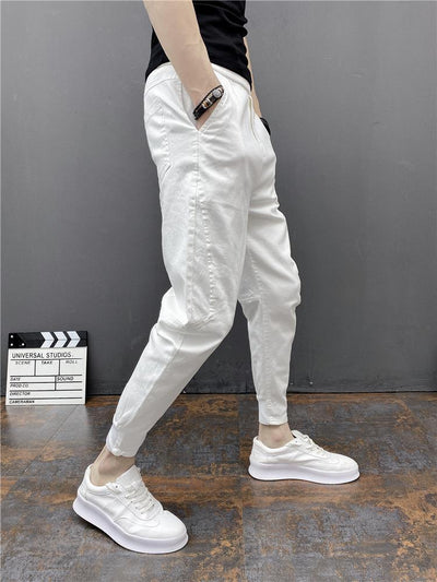Pantalones Harem Tobilleros Ajustados de Cintura Elástica - Image 38