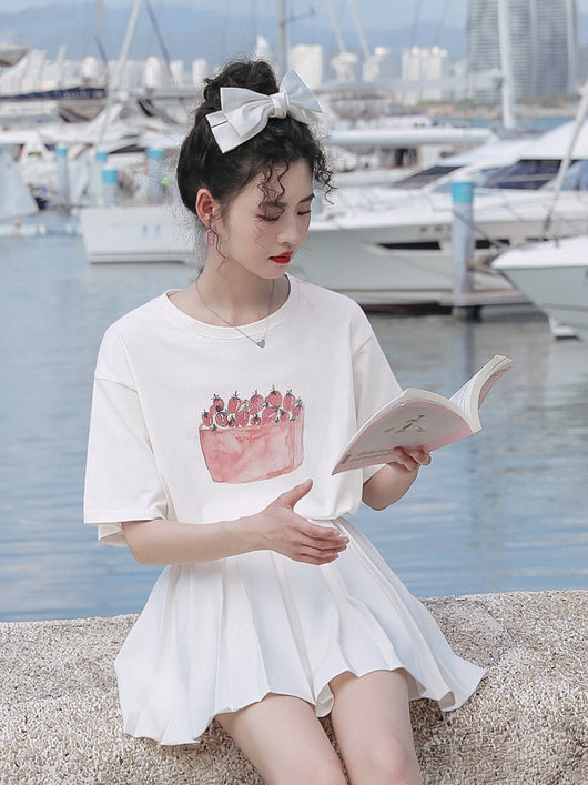 Camiseta Suelta de Algodón Estampada con Diseño Moderno para Mujer - Image 9