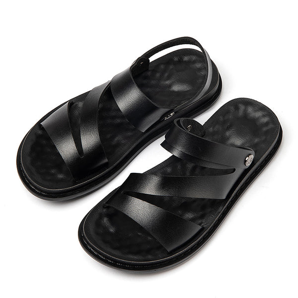 Sandalias de Cuero para Hombre - Versátiles para Conducir y Playa - Image 6