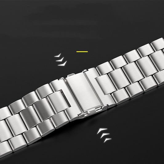 Pack de 3 Correas Metálicas de Acero Inoxidable para Reloj - Image 2