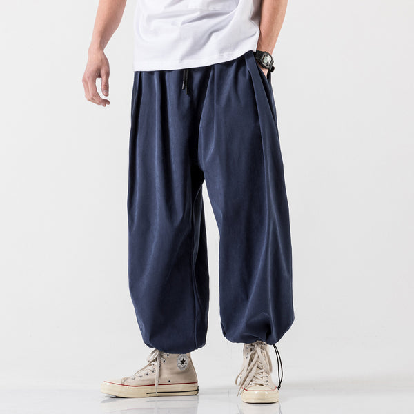 Pantalones Bloomers Holgados Casuales para Hombre