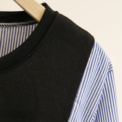 Blusa Holgada Coreana de Tres Cuartos con Doble Capa - Image 7
