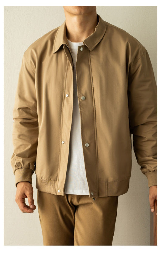 Camisa Antiarrugas Impermeable para Hombre - Colores Lisos, Sin Planchado - Image 23
