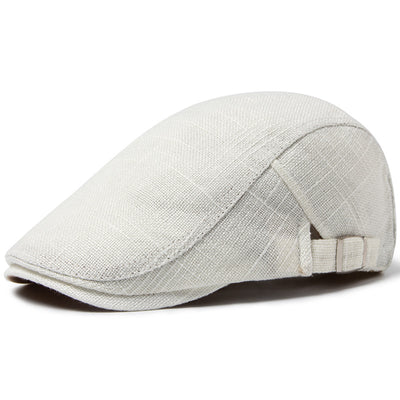 Boina Retro Casual de Algodón y Lino Transpirable para Hombre - Image 6