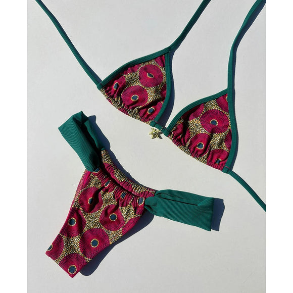 Bikini Microfiber Ajustable de 2 Piezas para Mujer