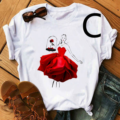 Falda Floral de Ballet Personalizada para Niña y Mujer - Manga Corta - Image 3