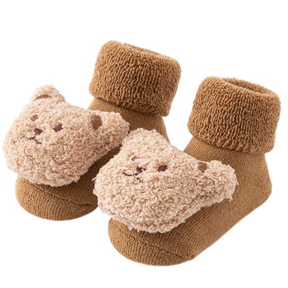 Calcetines para Bebé Terry Plus Terciopelo Reforzado Antideslizantes