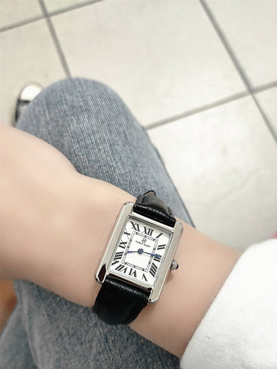 Reloj de Pulsera Mujer Cuadrado Esfera Romana Cuarzo - Image 15